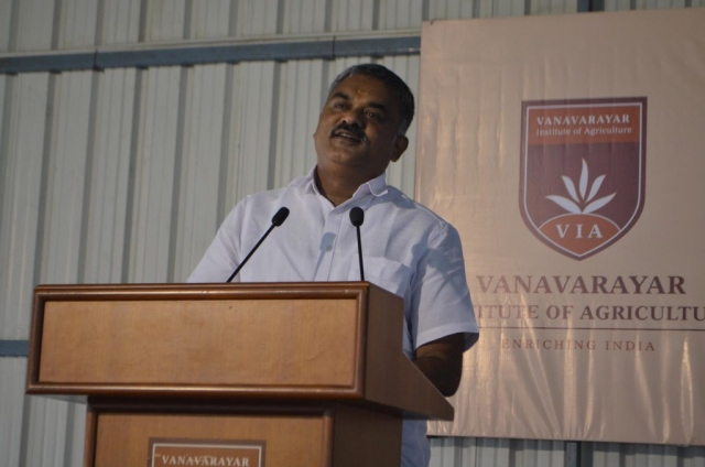 Karthikeya Sivasenapathy at Vanavarayar Agriculture College